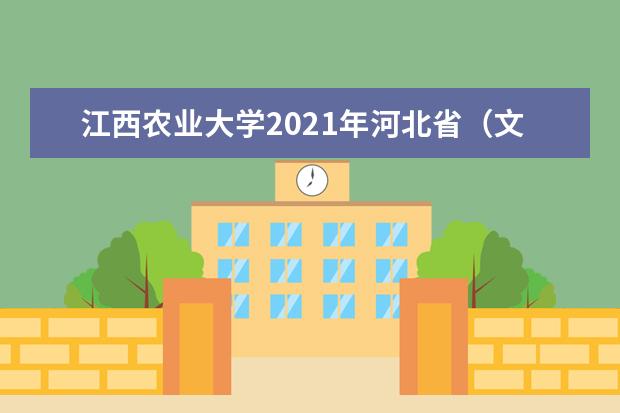 江西农业大学2021年河北省（文史）分专业录取分数线