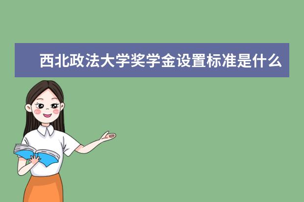 西北政法大学奖学金设置标准是什么？奖学金多少钱？