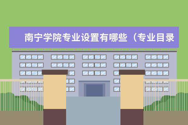 南宁学院奖学金设置标准是什么？奖学金多少钱？