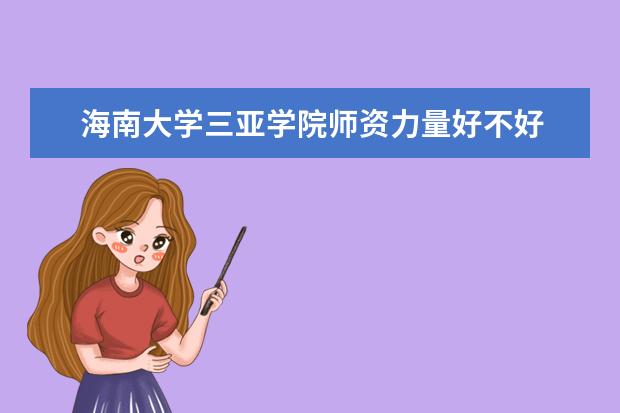 海南大学三亚学院有哪些院系 海南大学三亚学院院系分布情况