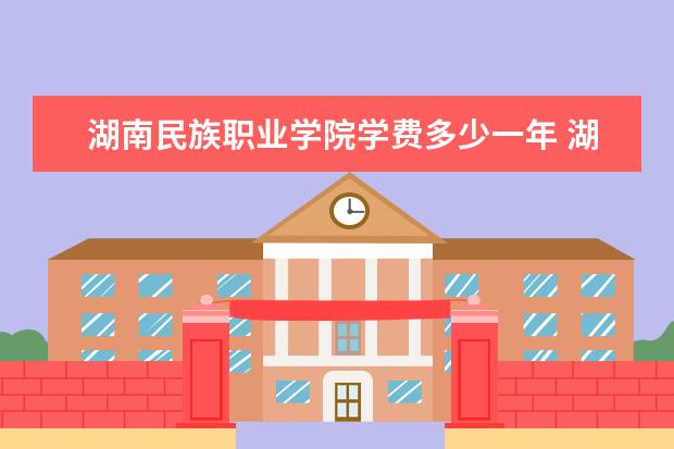 湖南民族职业学院学费多少一年 湖南民族职业学院收费高吗