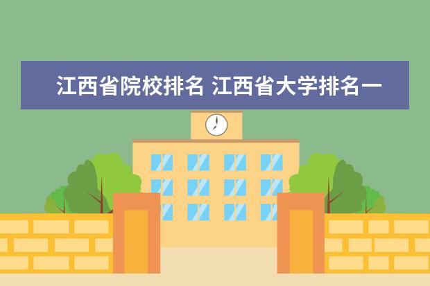 江西省院校排名 江西省大学排名一览表