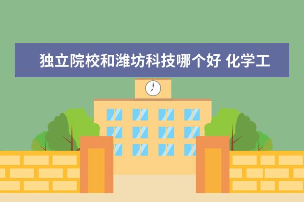 独立院校和潍坊科技哪个好 化学工程与工艺专业怎么样