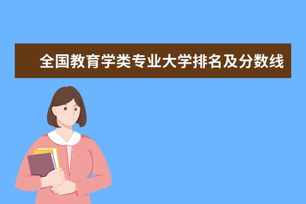 全国教育学类专业大学排名及分数线 建筑环境与能源应用工程专业大学排行榜