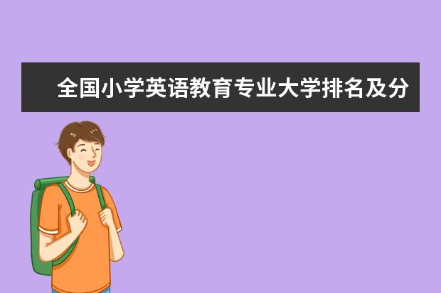 全国小学英语教育专业大学排名及分数线 全国建筑设计专业大学排名及分数线