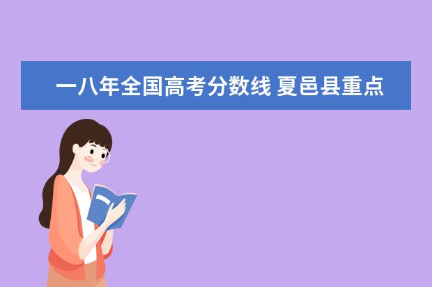 一八年全国高考分数线 夏邑县重点高中历年中考录取线及奥赛班录取线 - 百...
