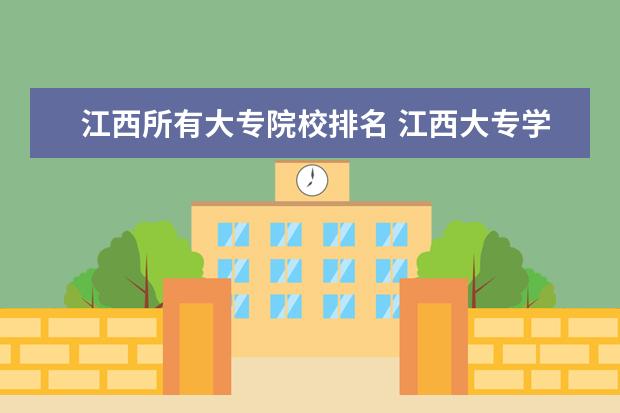 江西所有大专院校排名 江西大专学校有哪些排名