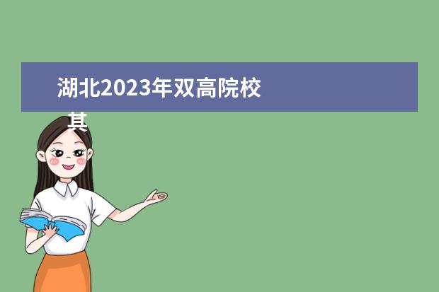湖北2023年双高院校 
  其他信息：
  <br/>