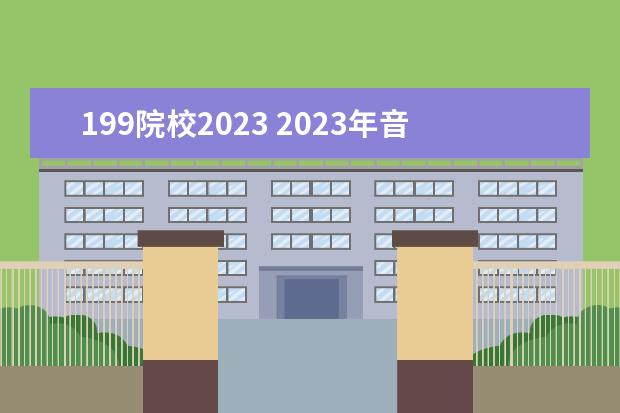 199院校2023 2023年音乐艺考212.81能上什么大学学?