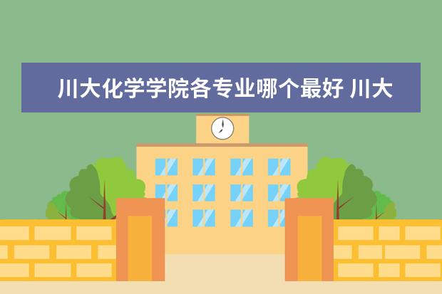川大化学学院各专业哪个最好 川大电化学专业怎么样