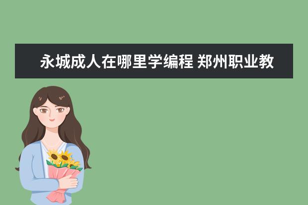 永城成人在哪里学编程 郑州职业教育学校简介怎么样?