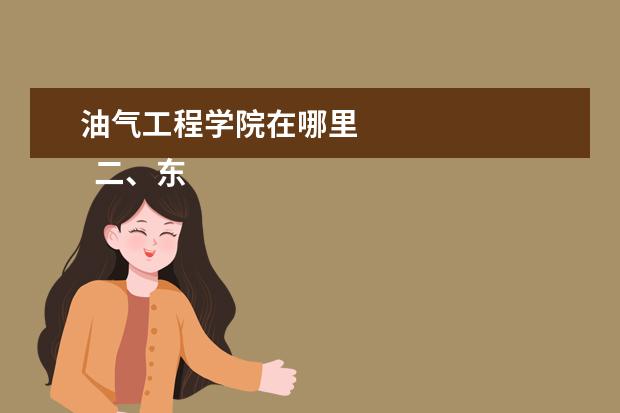 油气工程学院在哪里 
  二、东北石油大学介绍