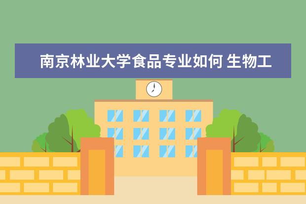 南京林业大学食品专业如何 生物工程属于哪个专业大类和专业中类